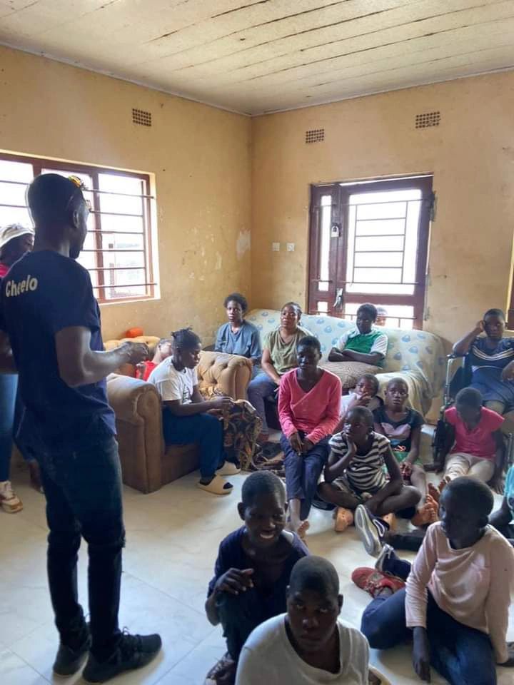 Children charity work in Zambia