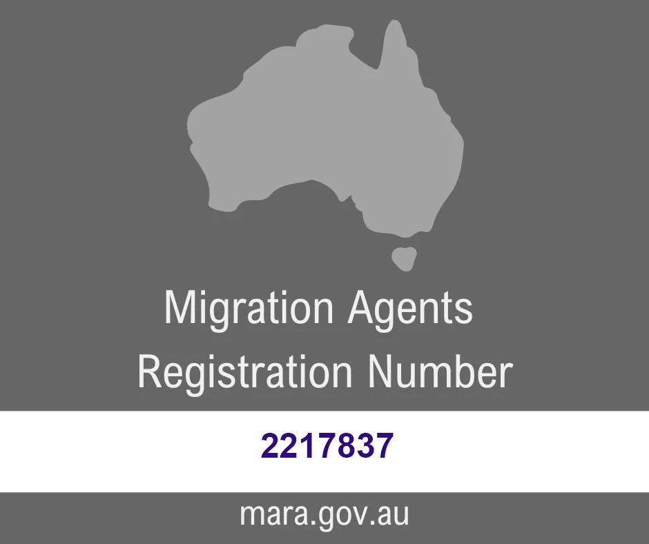 MARA Migration Agents Registration Number 2217837
