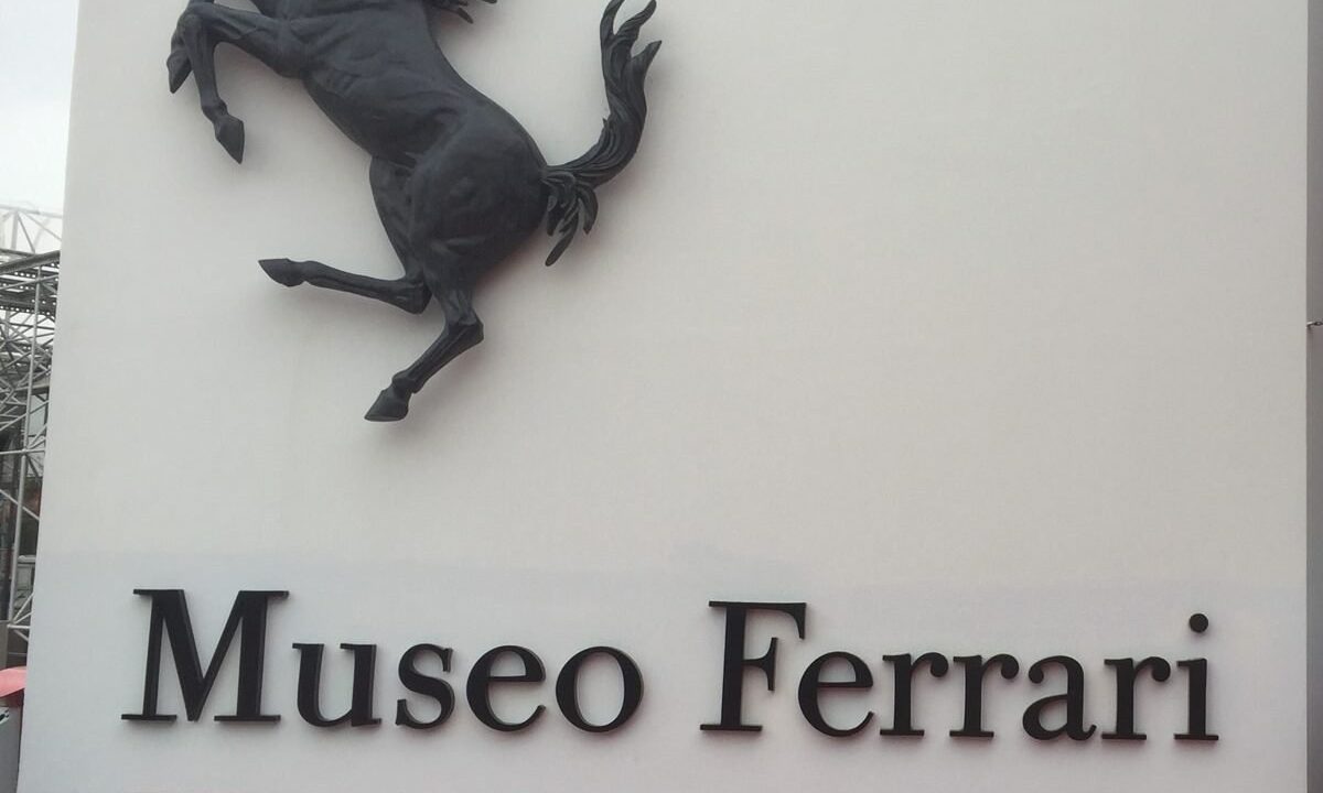 At the Ferrari Museum in Maranello, Italy