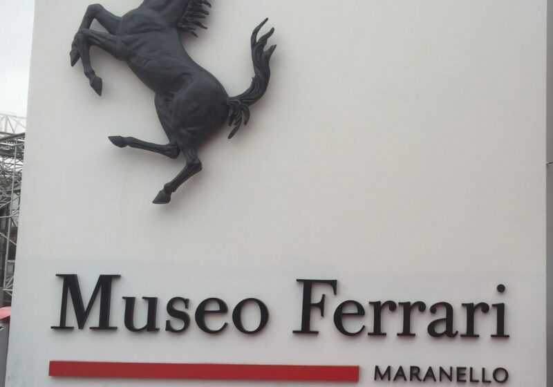 At the Ferrari Museum in Maranello, Italy