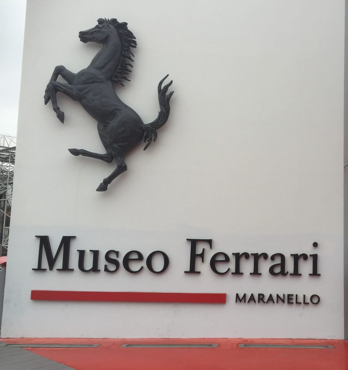 At the Ferrari Museum in Maranello, Italy