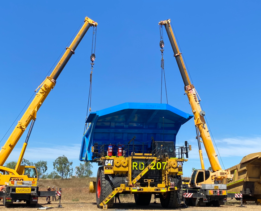 Cat 793F field assembly Australia