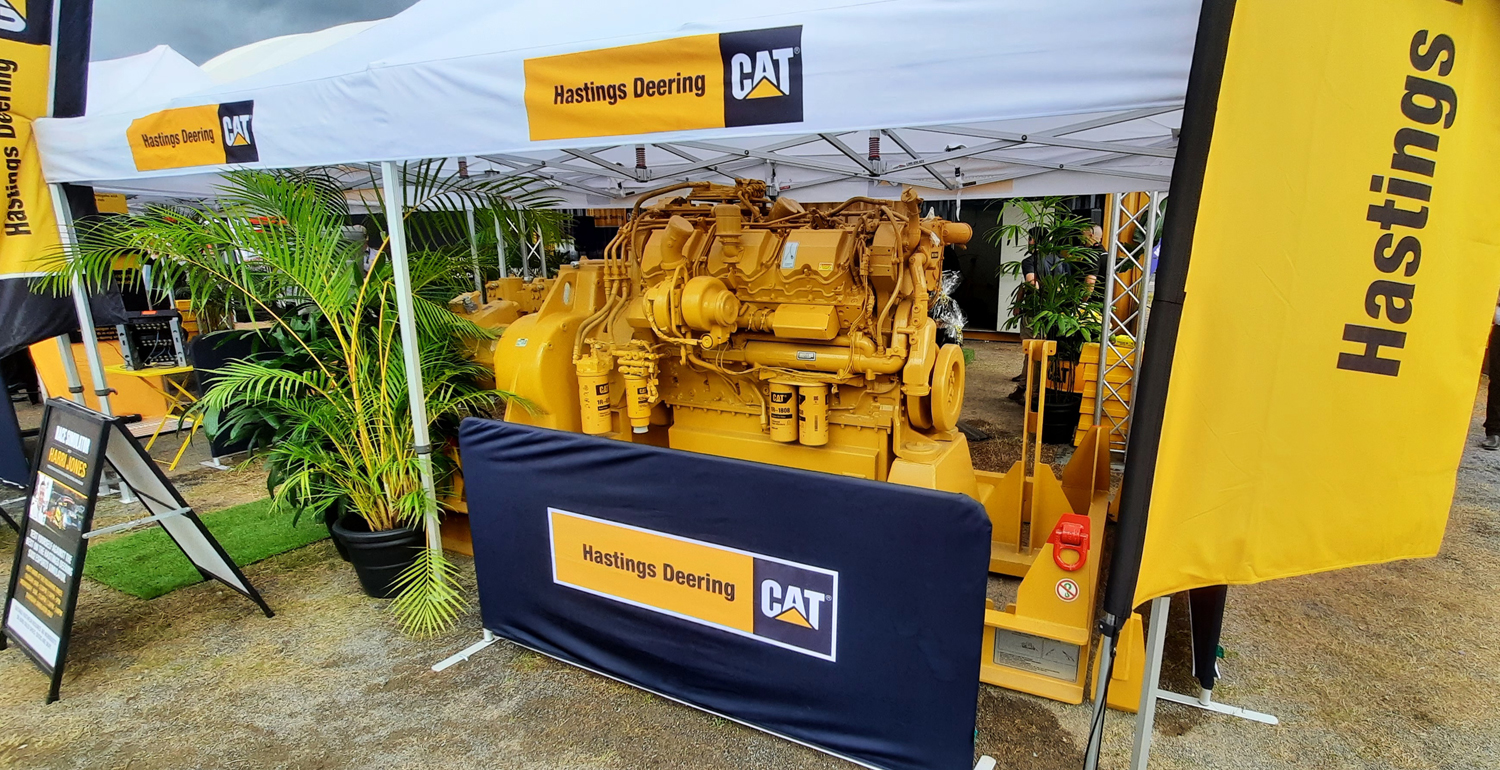 Hastings Deering Stand at QME 2022 - Skilled Migration Group Limited - International Recruitment of Caterpillar and Komatsu trained Mechanical Tradespeople